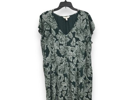 Dress Casual Midi By Garnet Hill In Green, Size: Xl Online now