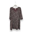 Dress Casual Midi By Garnet Hill In Purple, Size: L Fashion