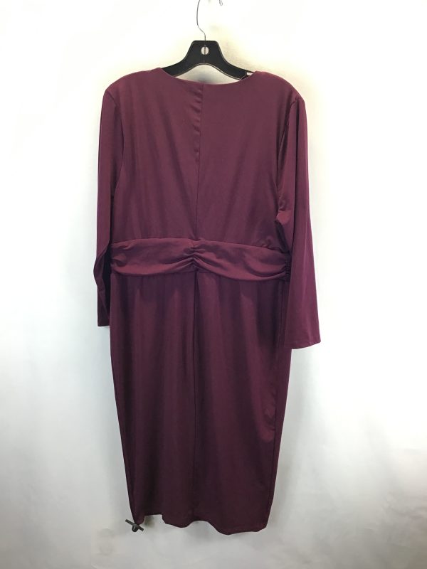 Dress Casual Midi By Torrid In Purple, Size: 1 Hot on Sale