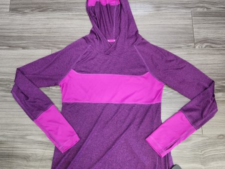 Athletic Sweatshirt Hoodie By Champion In Purple, Size: M Online Hot Sale