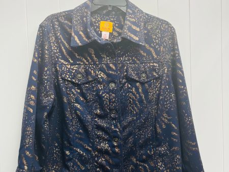 Jacket Shirt By Ruby Rd In Navy, Size: Xl Online Sale