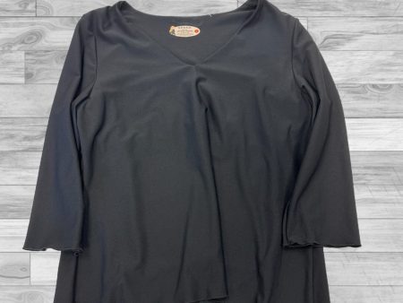 Top 3 4 Sleeve Basic By Spanx In Black, Size: L on Sale