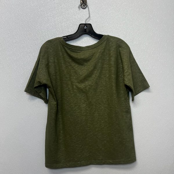 Top Short Sleeve By Talbots In Olive, Size: S on Sale