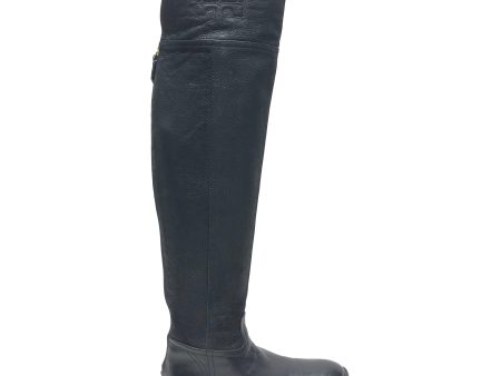 Boots Designer By Tory Burch In Black, Size: 5.5 Online Sale