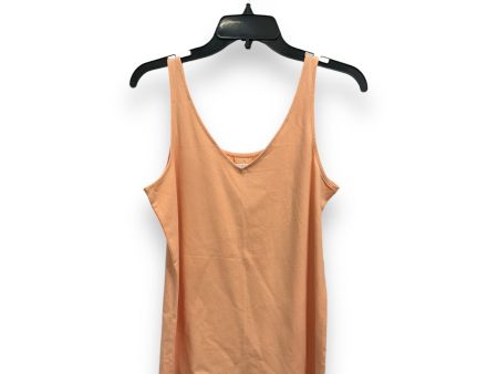 Tank Top By J. Jill In Peach, Size: L Online Sale