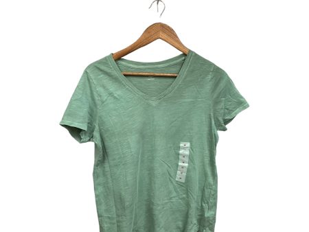 Top Short Sleeve Basic By Old Navy In Green, Size: M Supply