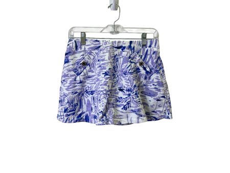 Skort Designer By Lilly Pulitzer In Purple, Size:2 Online