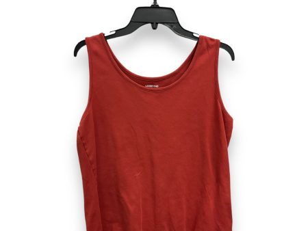 Tank Top By Lands End In Coral, Size: L Online now