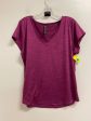 Athletic Top Short Sleeve By 90 Degrees By Reflex In Purple, Size: Xl Online Sale