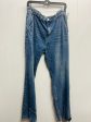 Jeans Wide Leg By Clothes Mentor In Blue Denim, Size: Xl Cheap