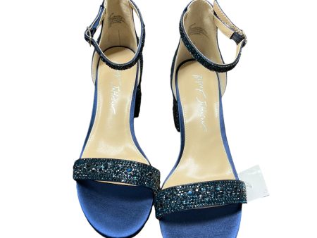 Shoes Heels Block By Betsey Johnson In Blue, Size: 6.5 Online now