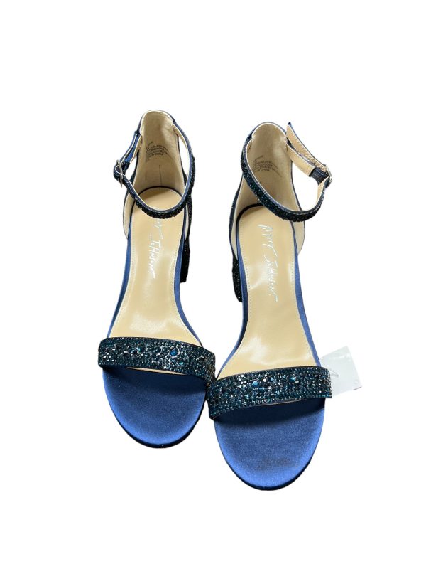 Shoes Heels Block By Betsey Johnson In Blue, Size: 6.5 Online now