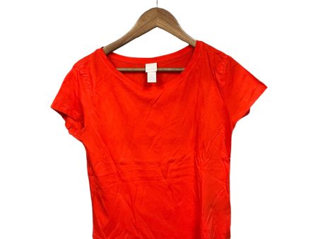 Top Short Sleeve Basic By H&m In Orange, Size: S Supply