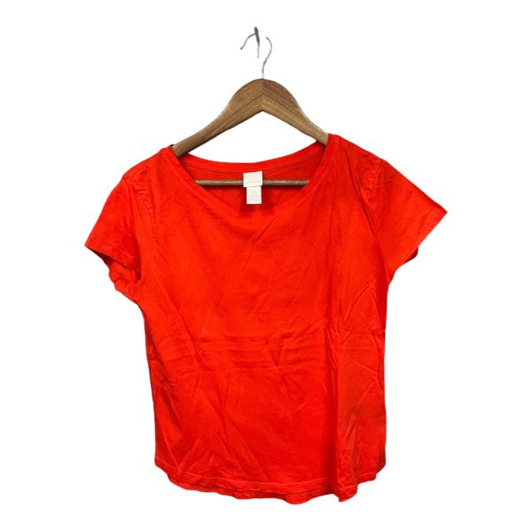 Top Short Sleeve Basic By H&m In Orange, Size: S Supply