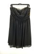 Dress Casual Short By Lane Bryant In Black & Gold, Size: Xl Online Sale