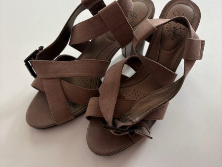 Shoes Heels Block By Life Stride In Brown, Size: 8 Sale