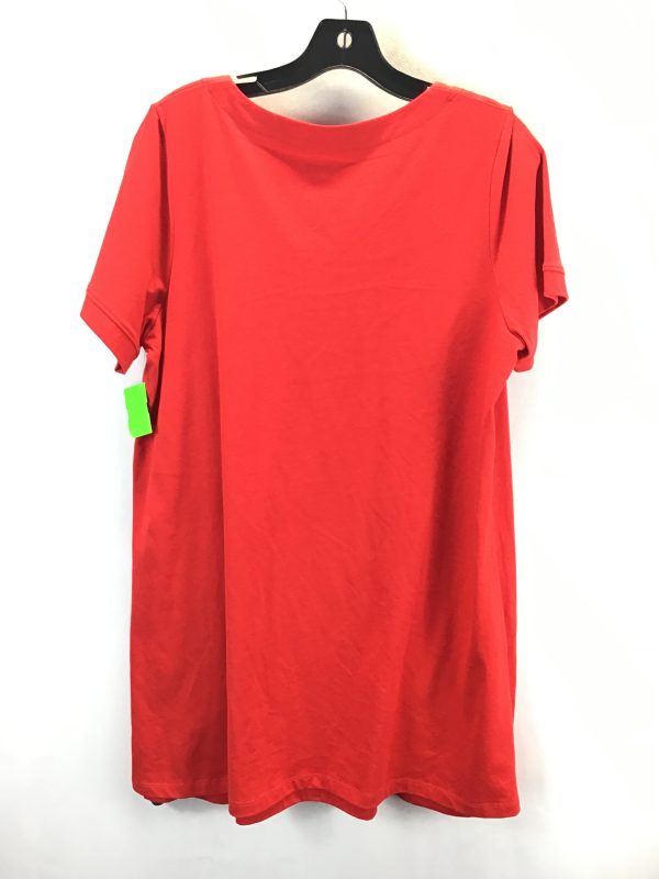 Dress Casual Short By Roamans In Red, Size: M Hot on Sale