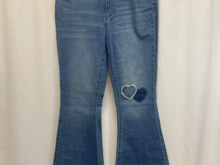 Jeans Boot Cut By Cato In Blue Denim, Size: 10 For Cheap