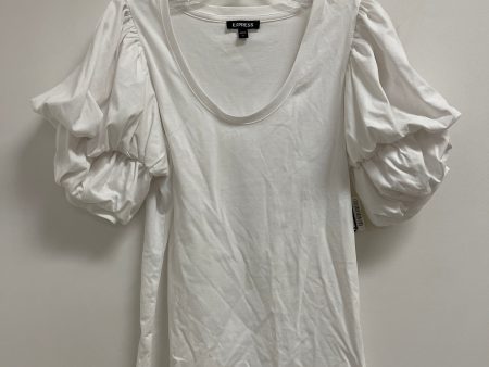 Top Short Sleeve By Express In White, Size: M Supply