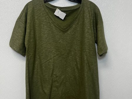 Top Short Sleeve By Talbots In Olive, Size: S on Sale