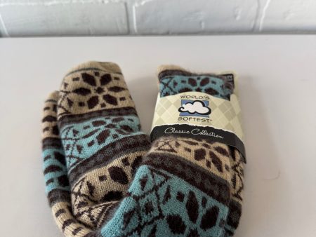 Socks By Clothes Mentor In Blue & Brown, Size: 0 Online Sale