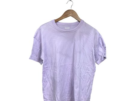 Top Short Sleeve Basic By Old Navy In Purple, Size: S Online