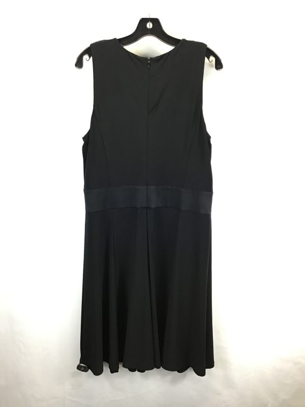 Dress Party Midi By Lauren By Ralph Lauren In Black, Size: 16 Supply