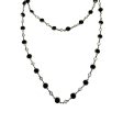 Black & Clear Bead Layered Necklace By Unbranded Online Hot Sale