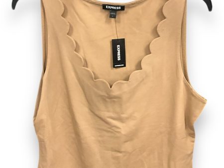 Tank Top By Express In Tan, Size: L Cheap