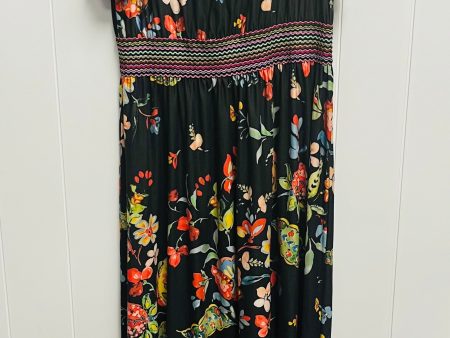 Dress Casual Maxi By Aldomartins In Black & Orange, Size: Xl For Sale