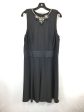 Dress Party Midi By Lauren By Ralph Lauren In Black, Size: 16 Supply