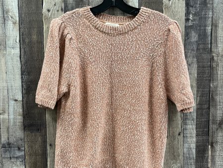 Sweater Short Sleeve By Universal Thread In Brown, Size: L Sale