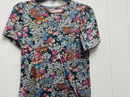 Top Short Sleeve By Anthropologie In Grey & Pink, Size: Xs Online Hot Sale