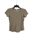 Top Short Sleeve Basic By James Perse In Tan, Size: Xs Online Sale