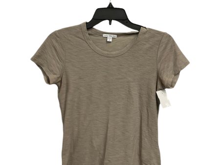 Top Short Sleeve Basic By James Perse In Tan, Size: Xs Online Sale