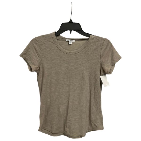 Top Short Sleeve Basic By James Perse In Tan, Size: Xs Online Sale