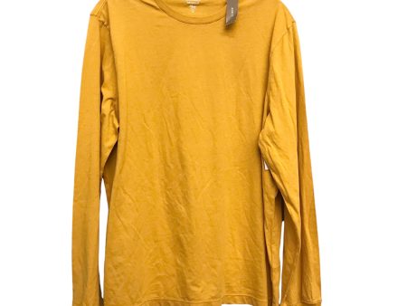 Top Ls Basic By J. Crew In Yellow, Size:L Fashion