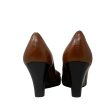 Heeled Wedge Loafers By Antonio Melani In Brown, Size: 8 For Sale