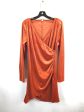 Dress Party Midi By Clothes Mentor In Orange, Size: Xl For Cheap