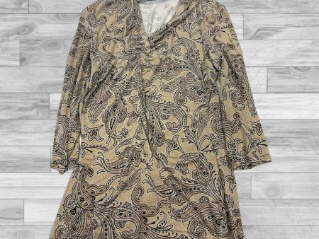 Top 3 4 Sleeve By Ann Taylor In Brown, Size: M Discount