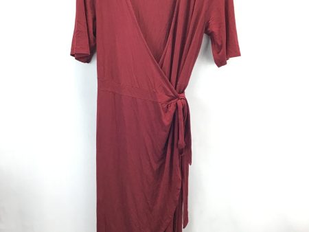 Dress Casual Midi By Merona In Red, Size: Xl Fashion