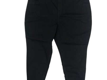 Jeans Jeggings By Terra & Sky In Black Denim, Size:4X Online Sale