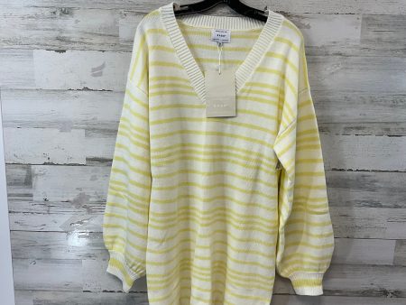 Dress Sweater By SABO In Cream & Yellow, Size: M Supply