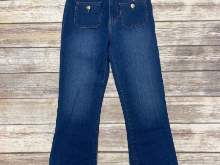 Jeans Cropped By Loft In Blue Denim, Size: 0 Hot on Sale