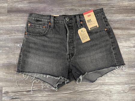 Shorts By Levis In Black Denim, Size: 6 Hot on Sale