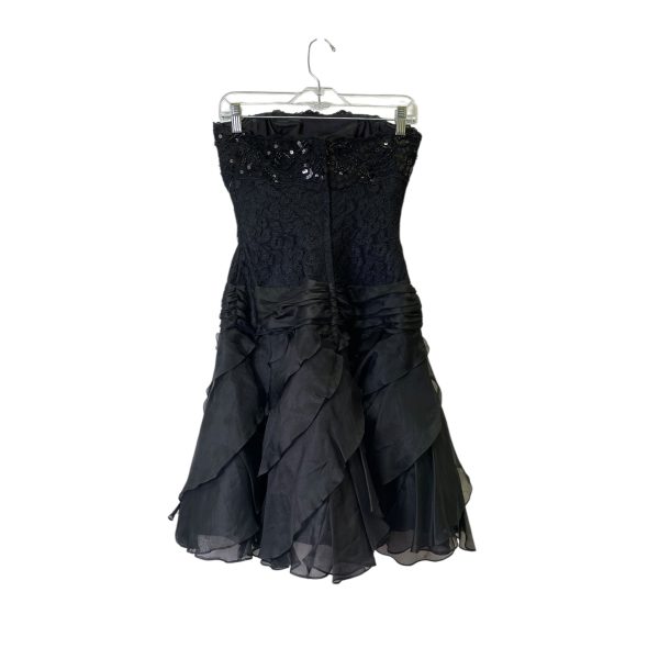 Dress Party Midi By Tadashi In Black, Size:S Cheap