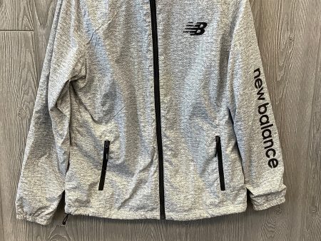 Athletic Jacket By New Balance In Grey, Size: L Hot on Sale