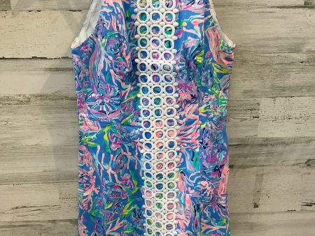 Dress Casual Midi By Lilly Pulitzer In Blue & White, Size: Xs Cheap