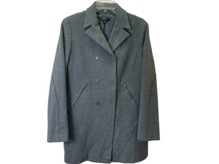 Coat Peacoat By Bcbgmaxazria In Grey, Size:S on Sale