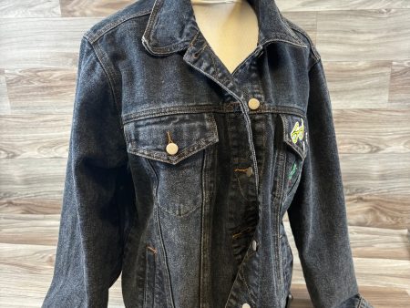 Jacket Denim By Clothes Mentor In Blue Denim, Size: M on Sale